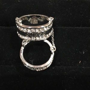 Guess silver ring